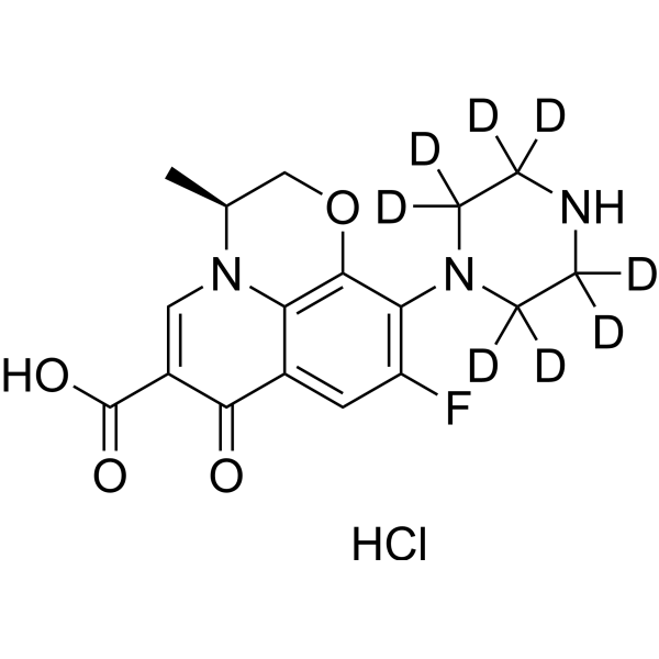 Desmethyl Levofloxacin-d8 hydrochloride 1217677-38-7